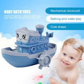 Cartoon Ship Bath Toy – Wind-Up Floating Toy